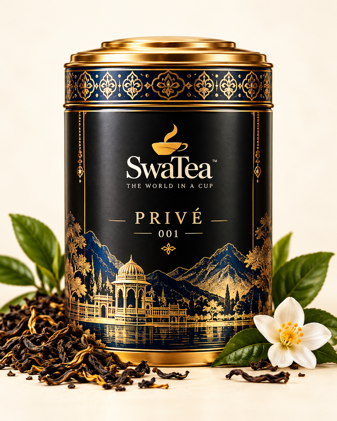 SwaTea Privé collection packaging concept